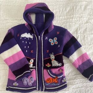 Colorful Animal Patterned Sweater